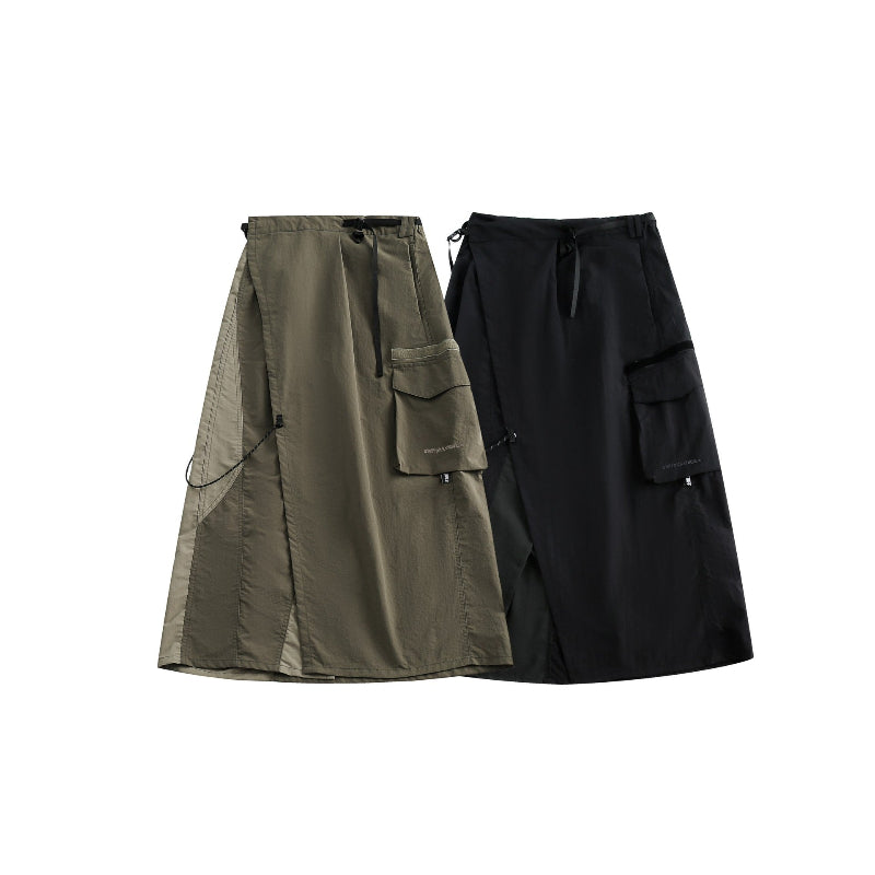 アシンメトリーワークスカート(2colors)