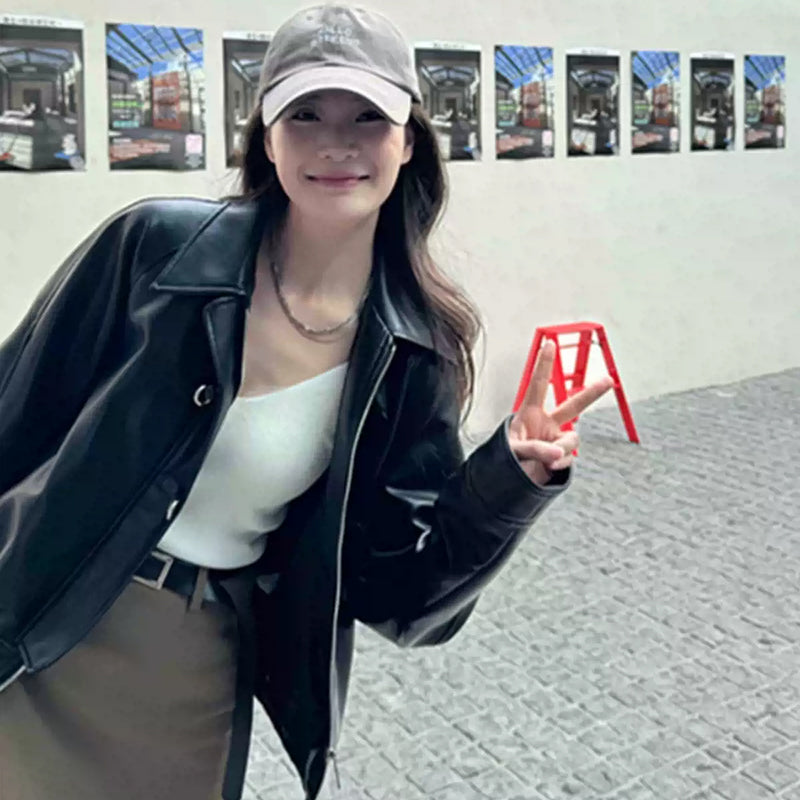 ブラックレザージャケット