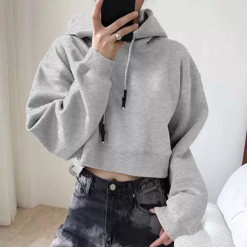 クロップドフーディー