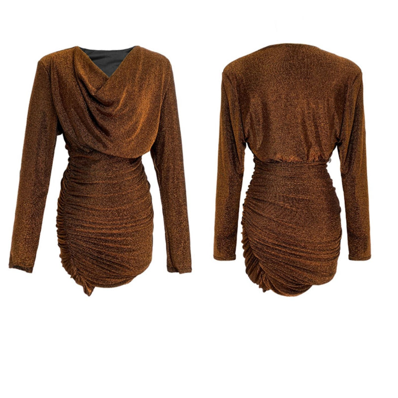 ヒップラップミニドレス