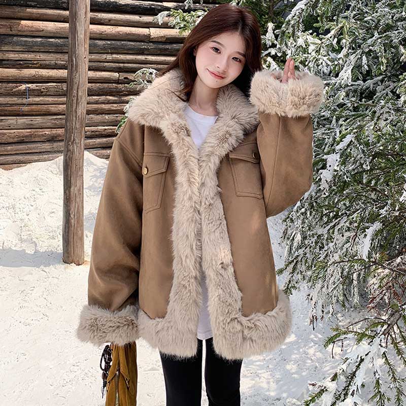 ラグジュアリーフェイクファージャケット