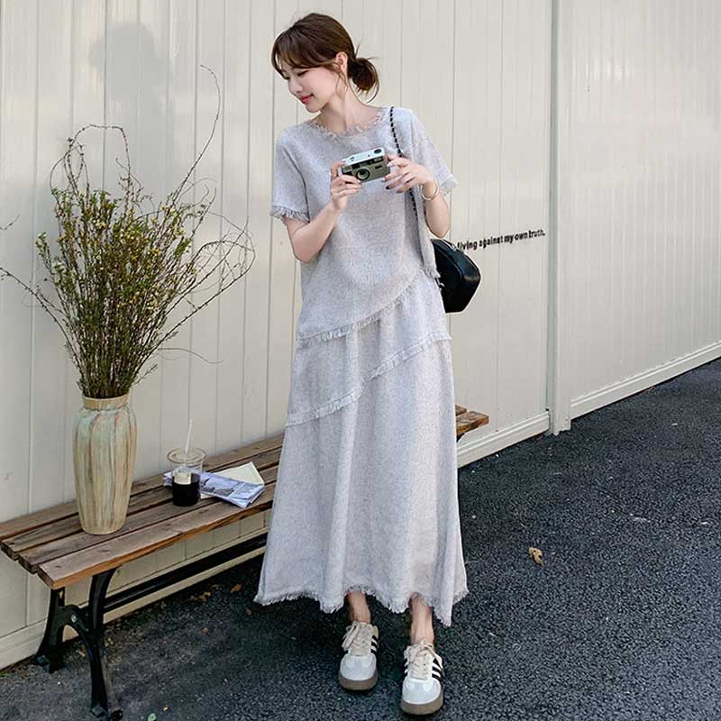 アシンメトリーフリンジセットアップ