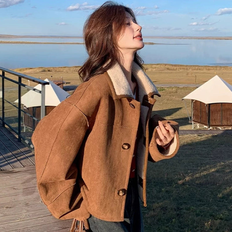 ボアブルゾンリバーシブルジャケット