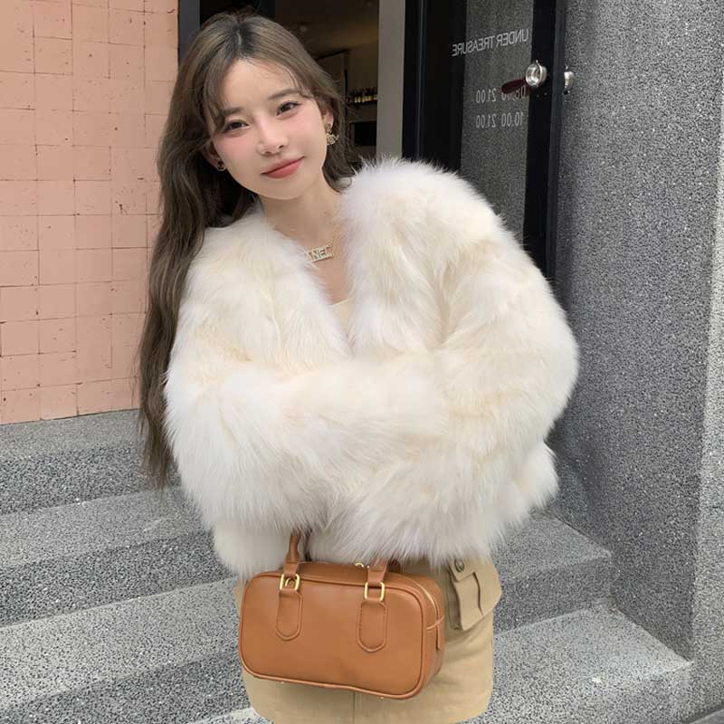 ロングシャギーショートコート(4colors)