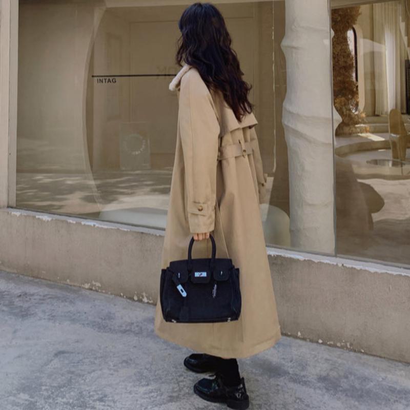 ファーカラーロングトレンチコート(3colors)