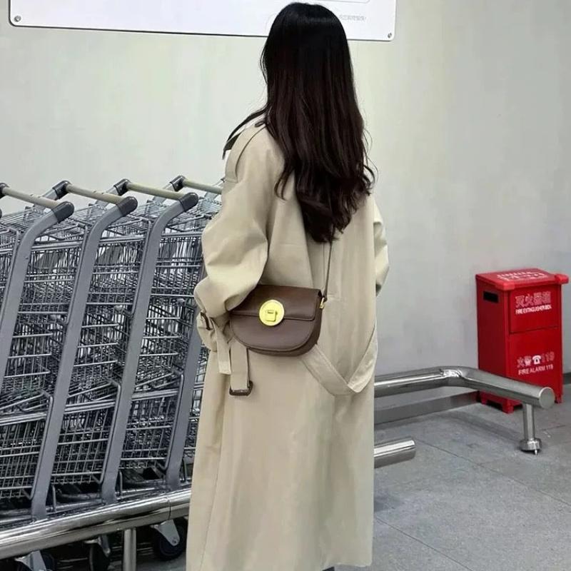 オーバーサイズロングトレンチコート