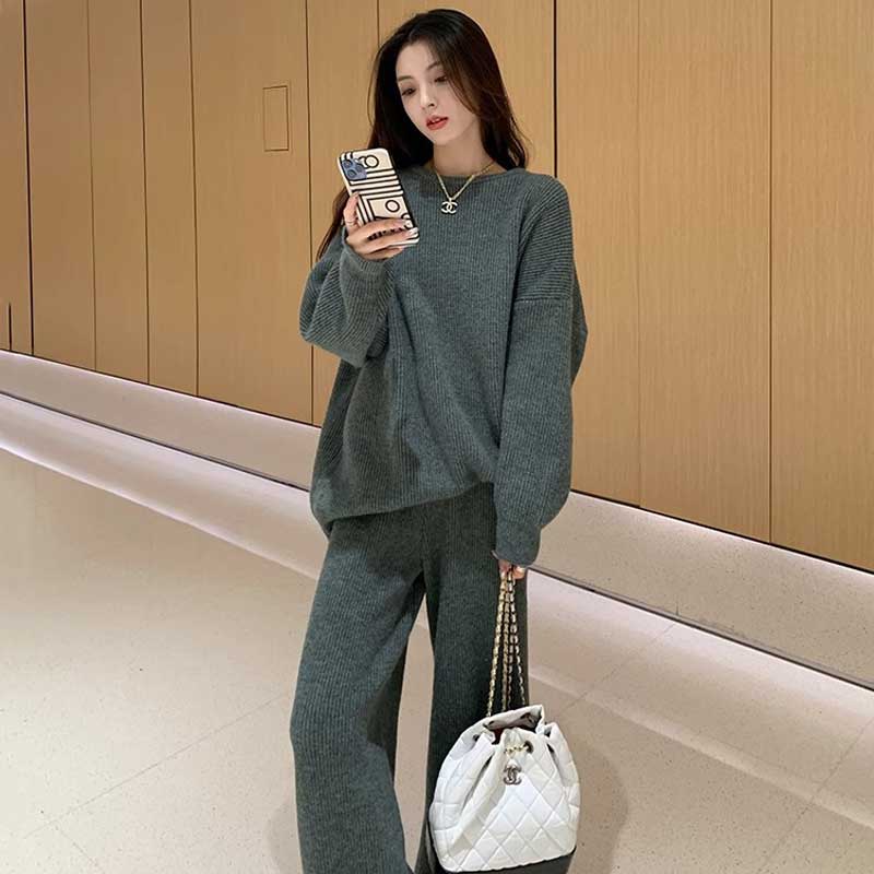 リブニットセットセットアップ