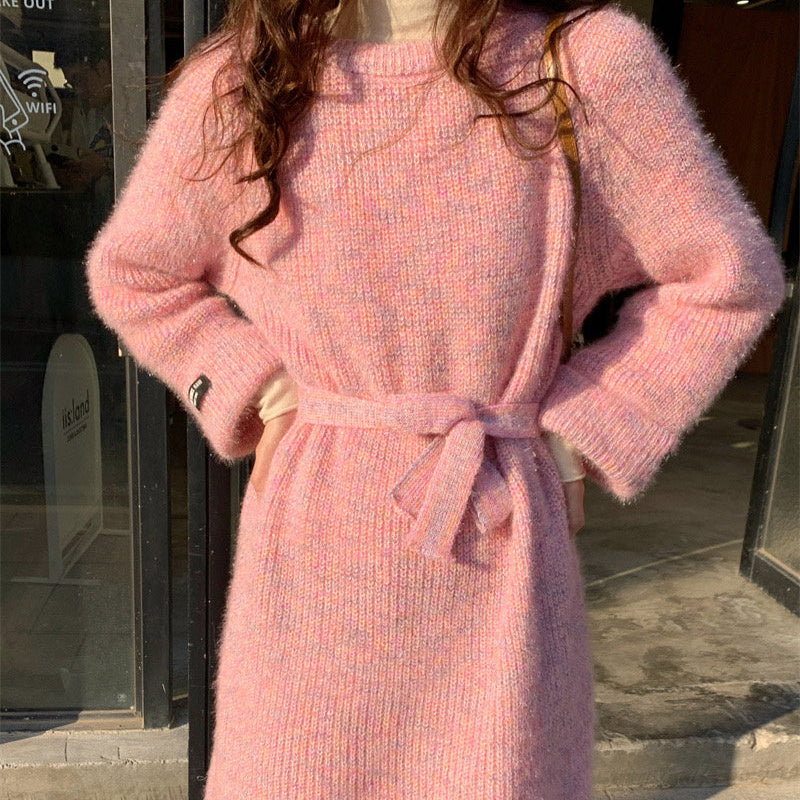 ミックスモヘアショート丈ワンピース(3colors)