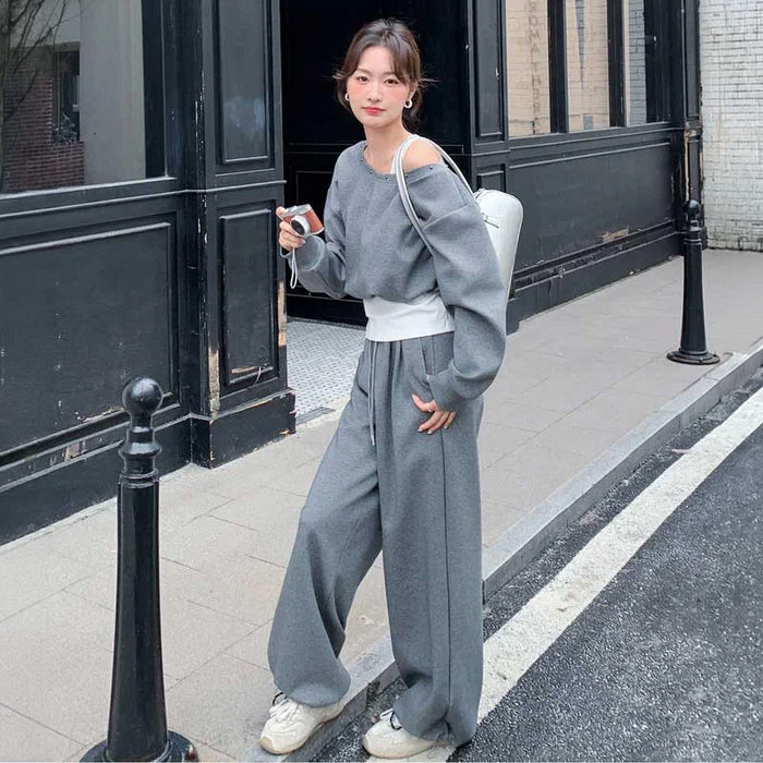 ルーズスウェットセットアップ