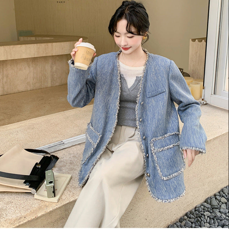 フリンジデザインブレザージャケット