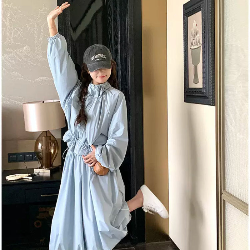 ドロストジャケット×バルーンスカートセットアップ