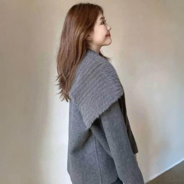 シャギーカラーメルトンコート