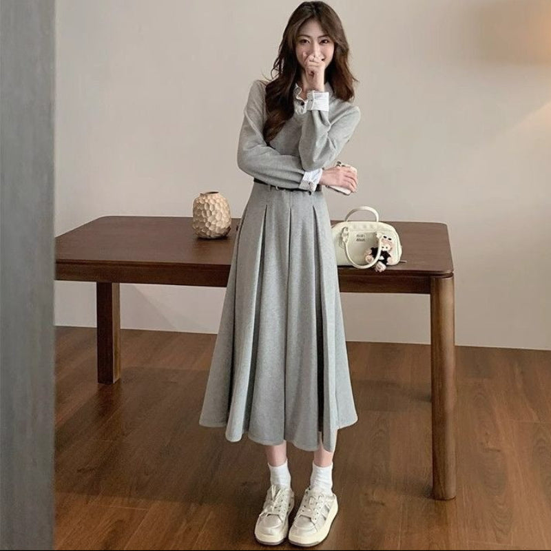 クラシカルレイヤードワンピース