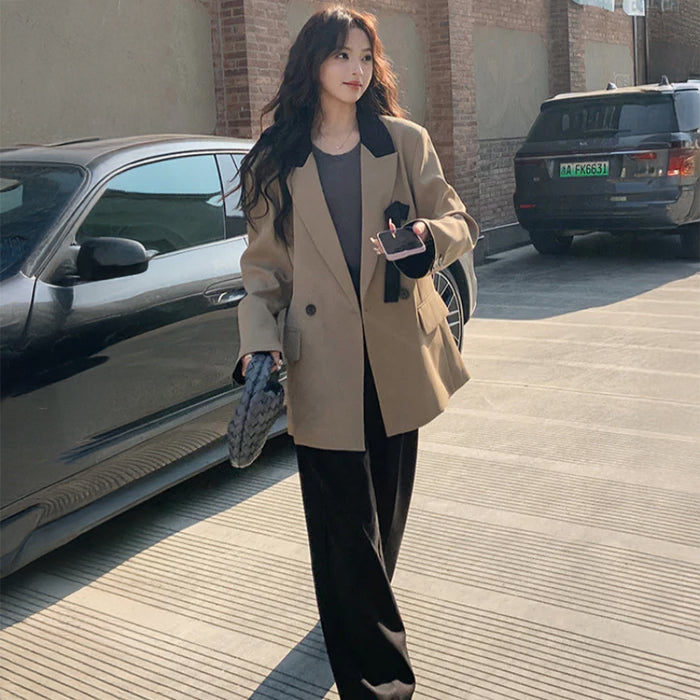 デザインバイカラージャケット