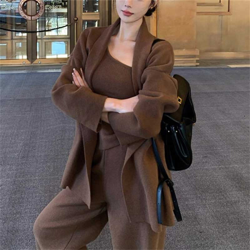 3ピースニットアンサンブル(6colors)