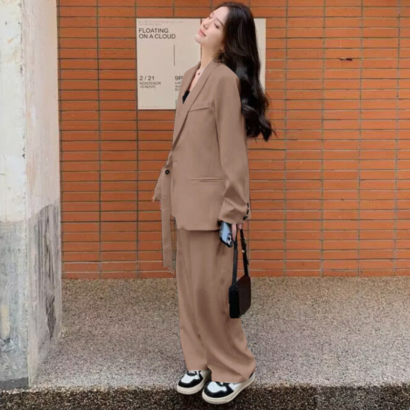 ショールカラーベルトデザインジャケット(4colors)