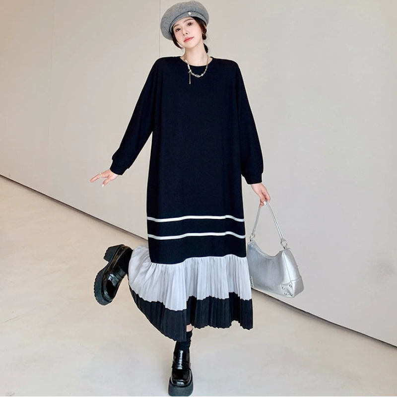 モードライン切り替えフリルワンピース