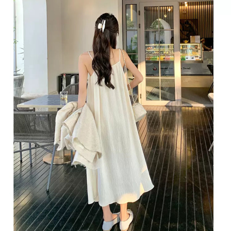 エレガントノーカラーツイードジャケット(3colors)