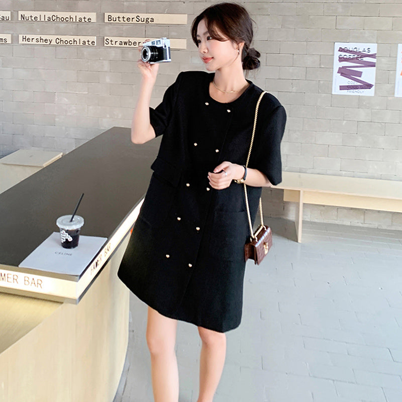 ダブルボタンジャケットワンピース