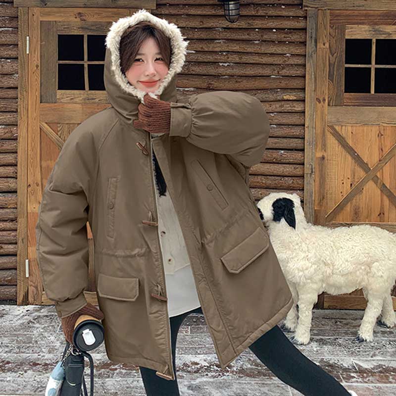 ボアフード中綿コート(3colors)