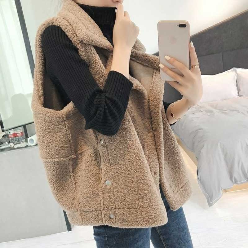 ビッグラペルボアベスト(2colors)