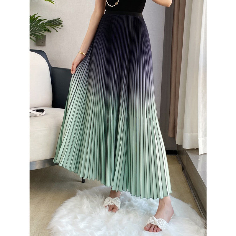 グラデーションプリーツスカート(6colors)