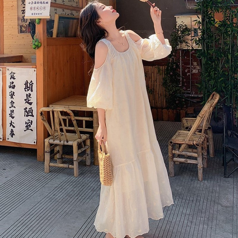 【即納】フレンチオフショルダーワンピース