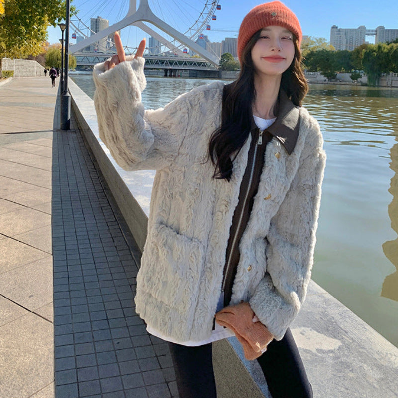 ブラウントリムファージャケット