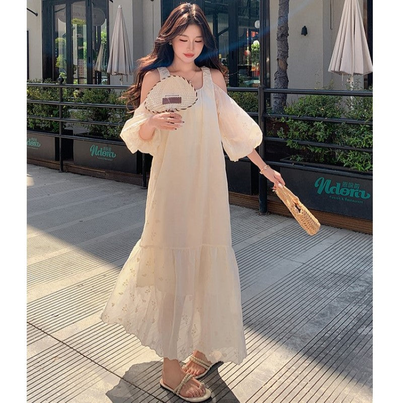 【即納】フレンチオフショルダーワンピース