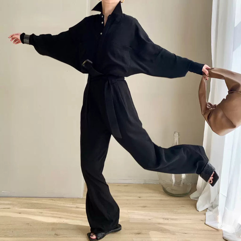 ダブルポケットジャンプスーツ(2colors)