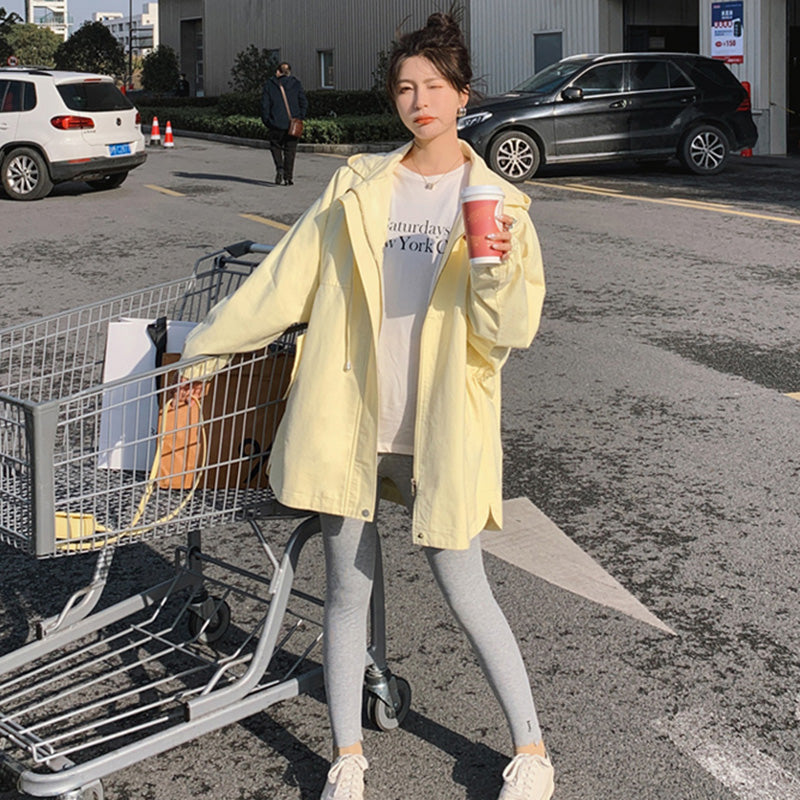 ミディ丈ライトマウンテンパーカー