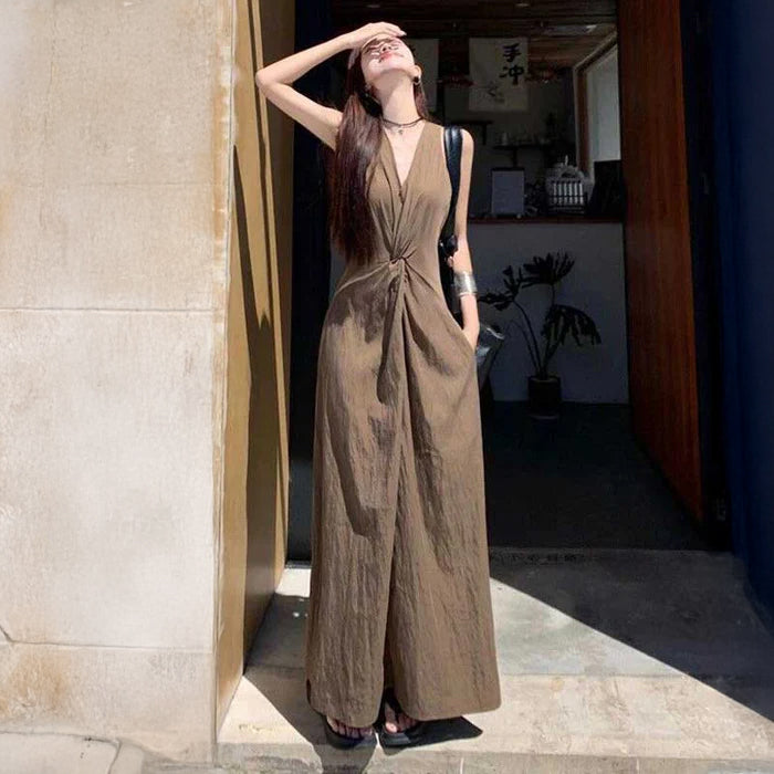 ツイストドレープワンピース