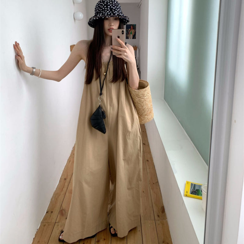 リラクシングサロペットパンツ