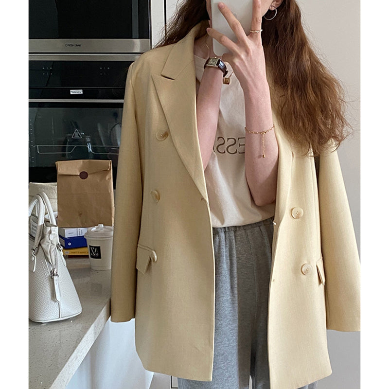 ダブルボタンテーラードジャケット