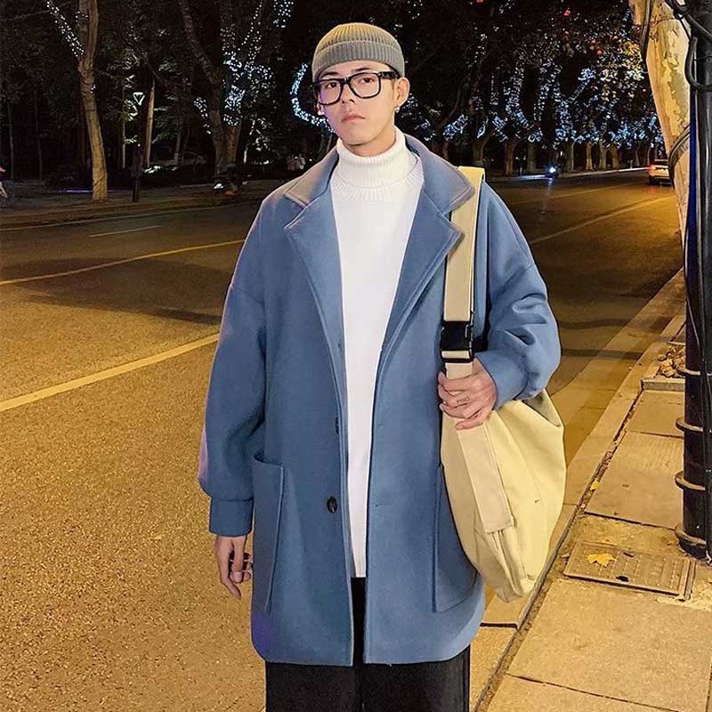 ドロップショルダーメルトンコート(4colors)