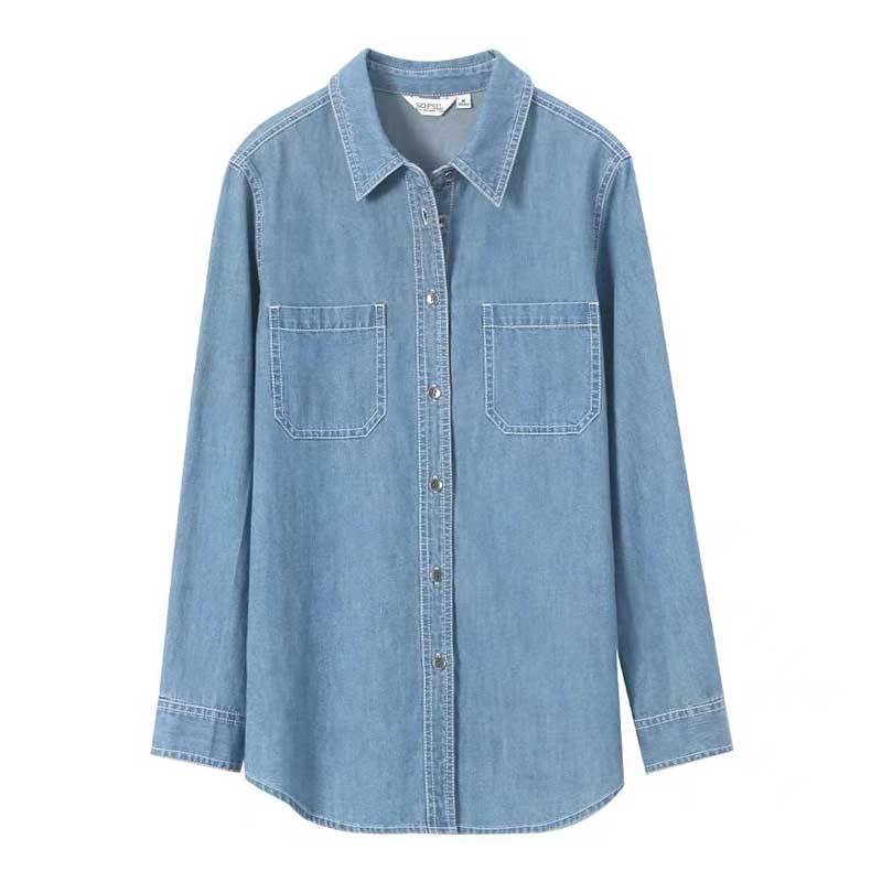 リラックスデニムシャツ (2colors)