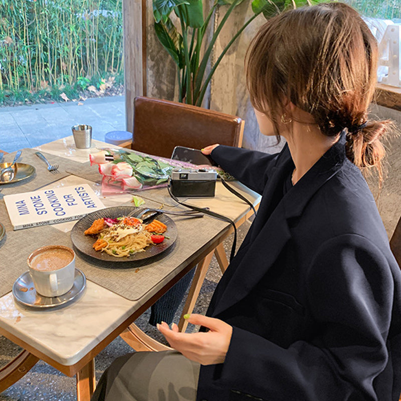 【即納】オーバーサイズブラックジャケット