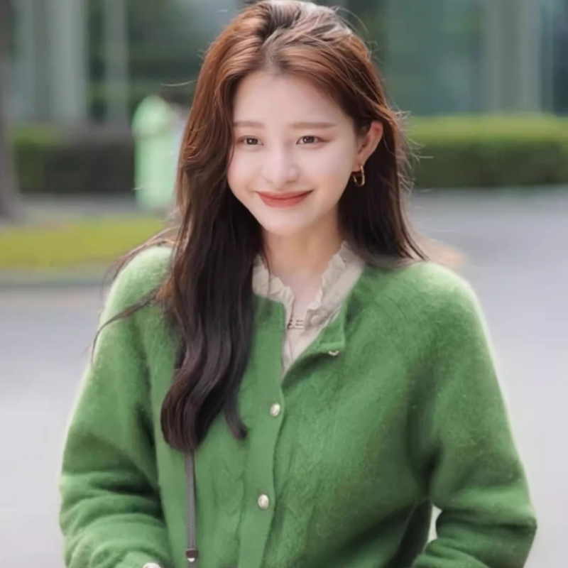 モヘアタッチケーブルカーディガン(2colors)