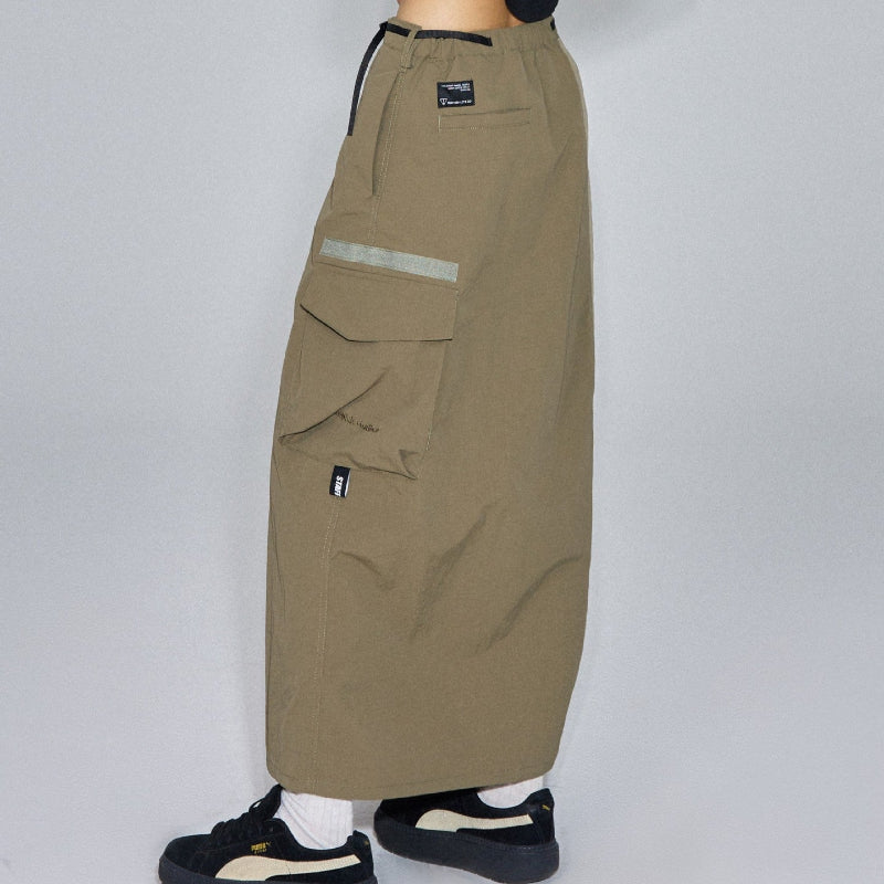 アシンメトリーワークスカート(2colors)