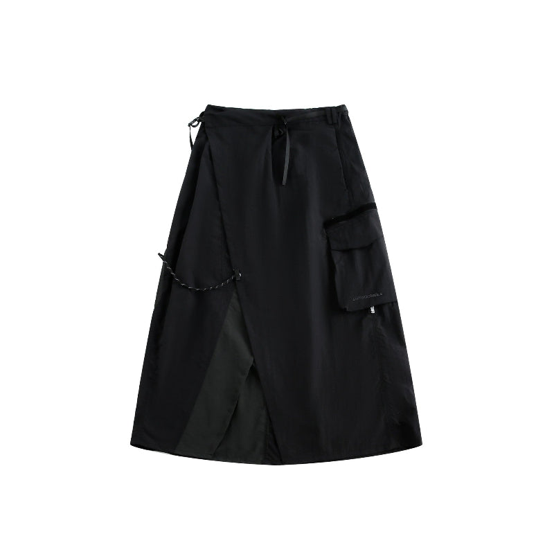 アシンメトリーワークスカート(2colors)