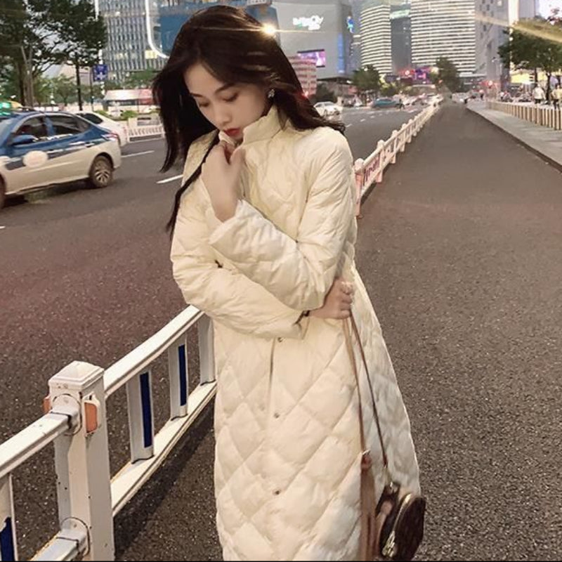 スタンドカラーキルティングコート(2colors)