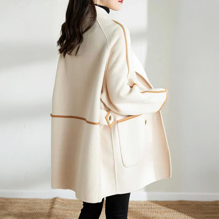 レザーパイピングコート(3colors)