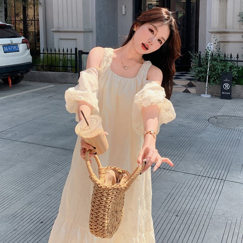 【即納】フレンチオフショルダーワンピース