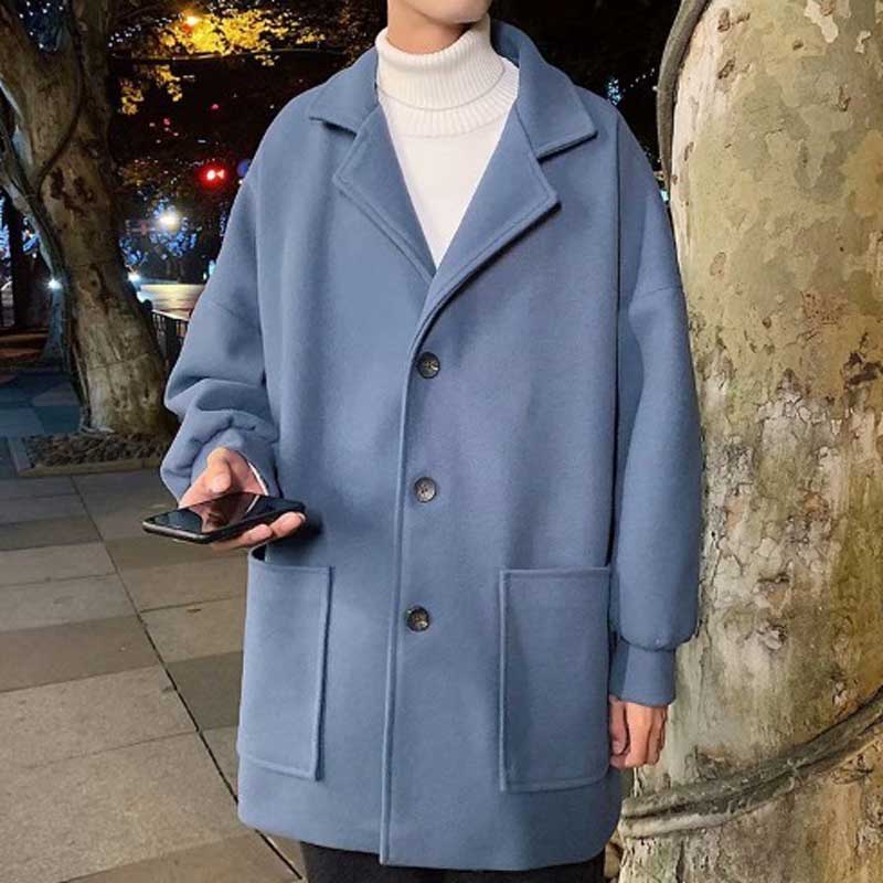 ドロップショルダーメルトンコート(4colors)