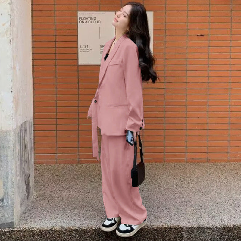 ショールカラーベルトデザインジャケット(4colors)