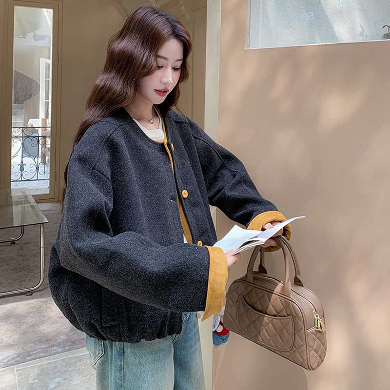 パイピングメルトンブルゾン