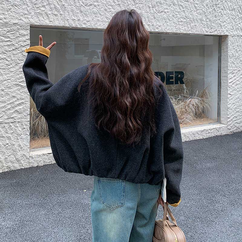 パイピングメルトンブルゾン