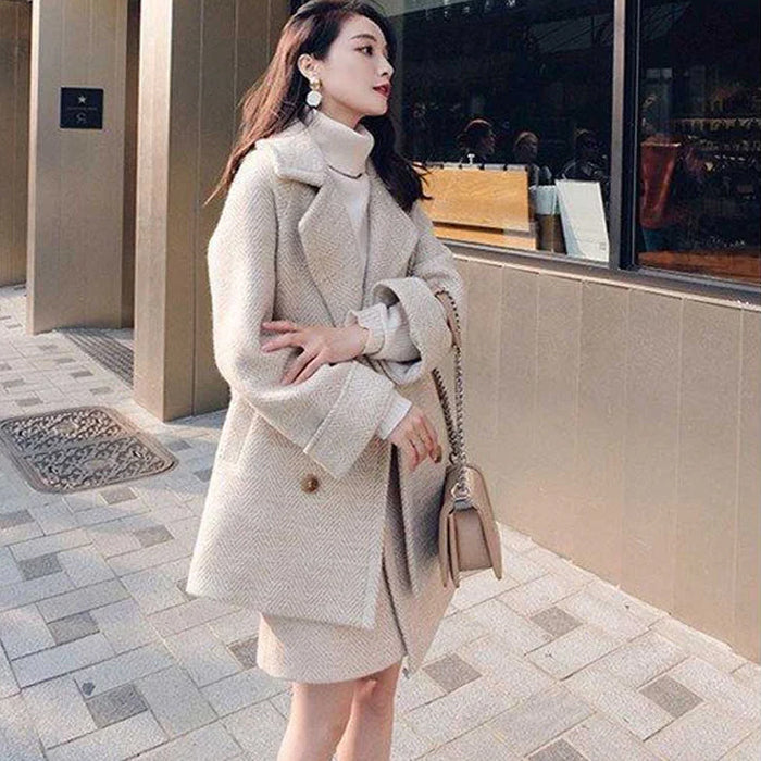 ヘリンボーンテーラードセットアップ