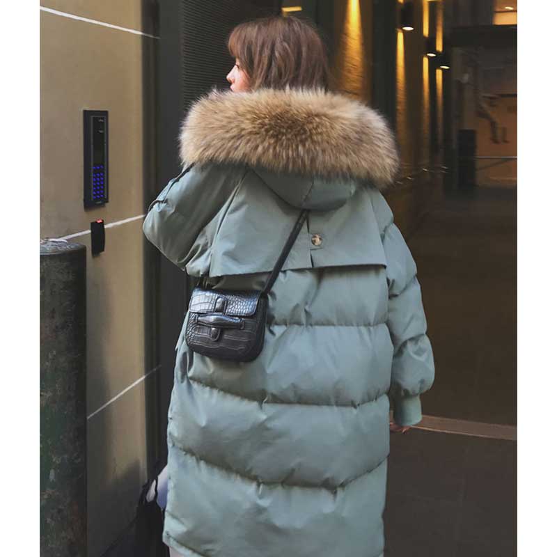 ファー付きフードロングダウンジャケット(2colors)