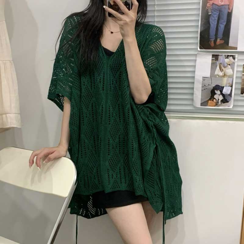 クロシェルーズニット(4colors)